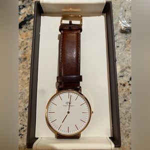 Daniel Wellington classic st mawes brown leather watch